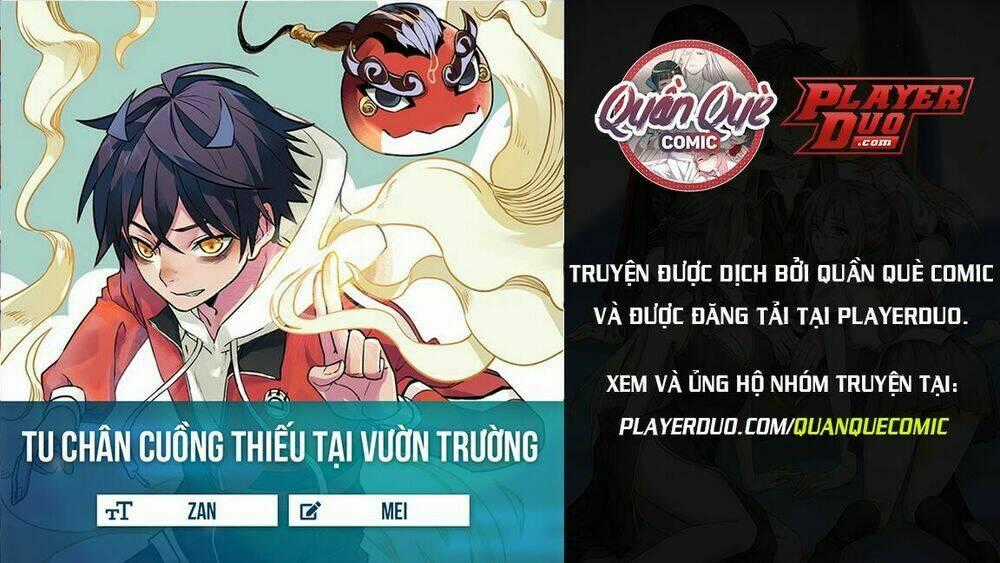 Tu Chân Cuồng Thiếu Tại Vườn Trường Chapter 2 trang 0