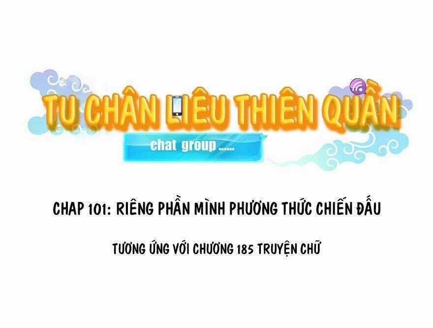 Tu Chân Nói Chuyện Phiếm Quần Chương 101 trang 1