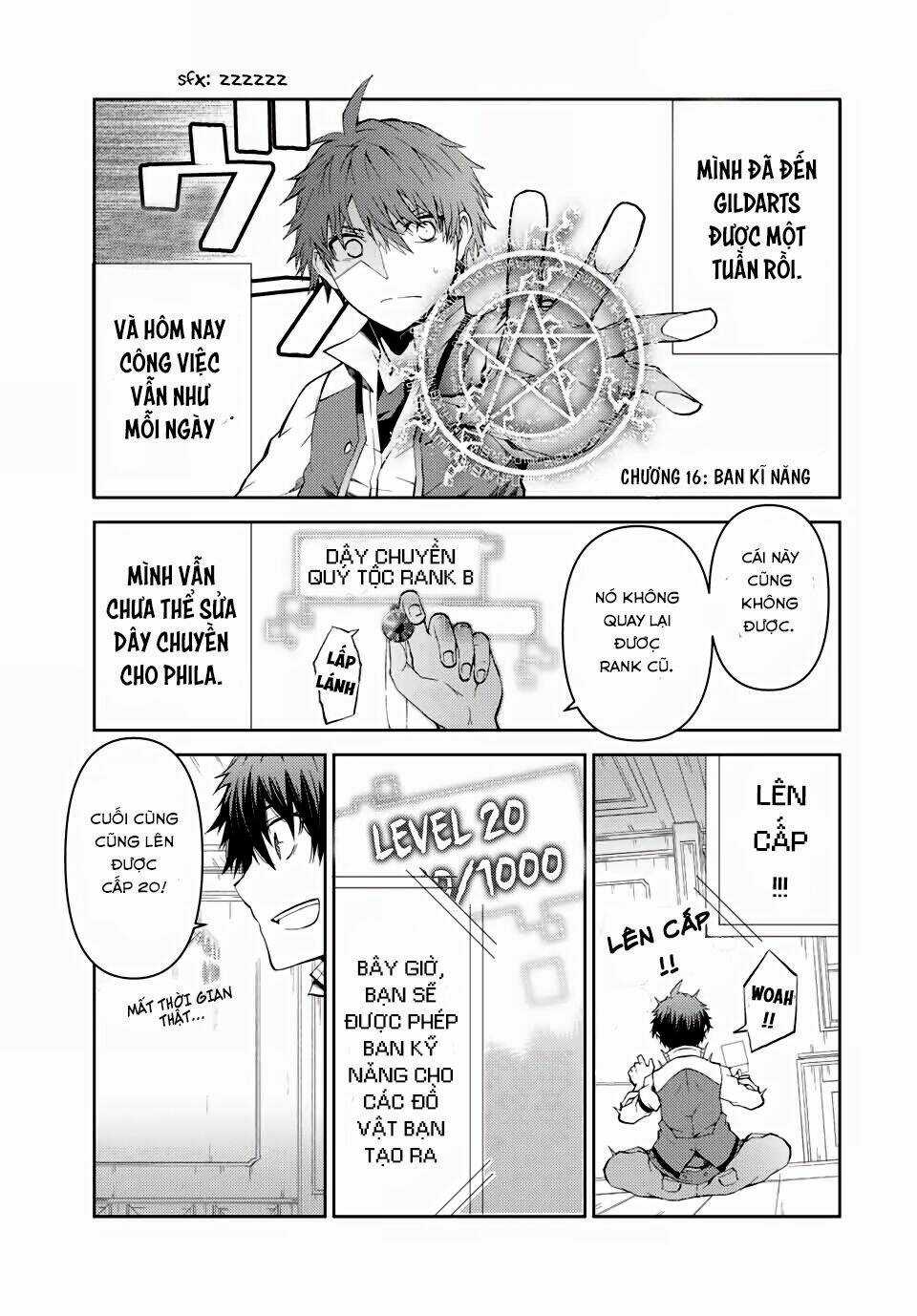 Từ Chức Nghiệp Yếu Nhất Trở Thành '' Thợ Rèn'' Mạnh Nhất Chapter 16 trang 3