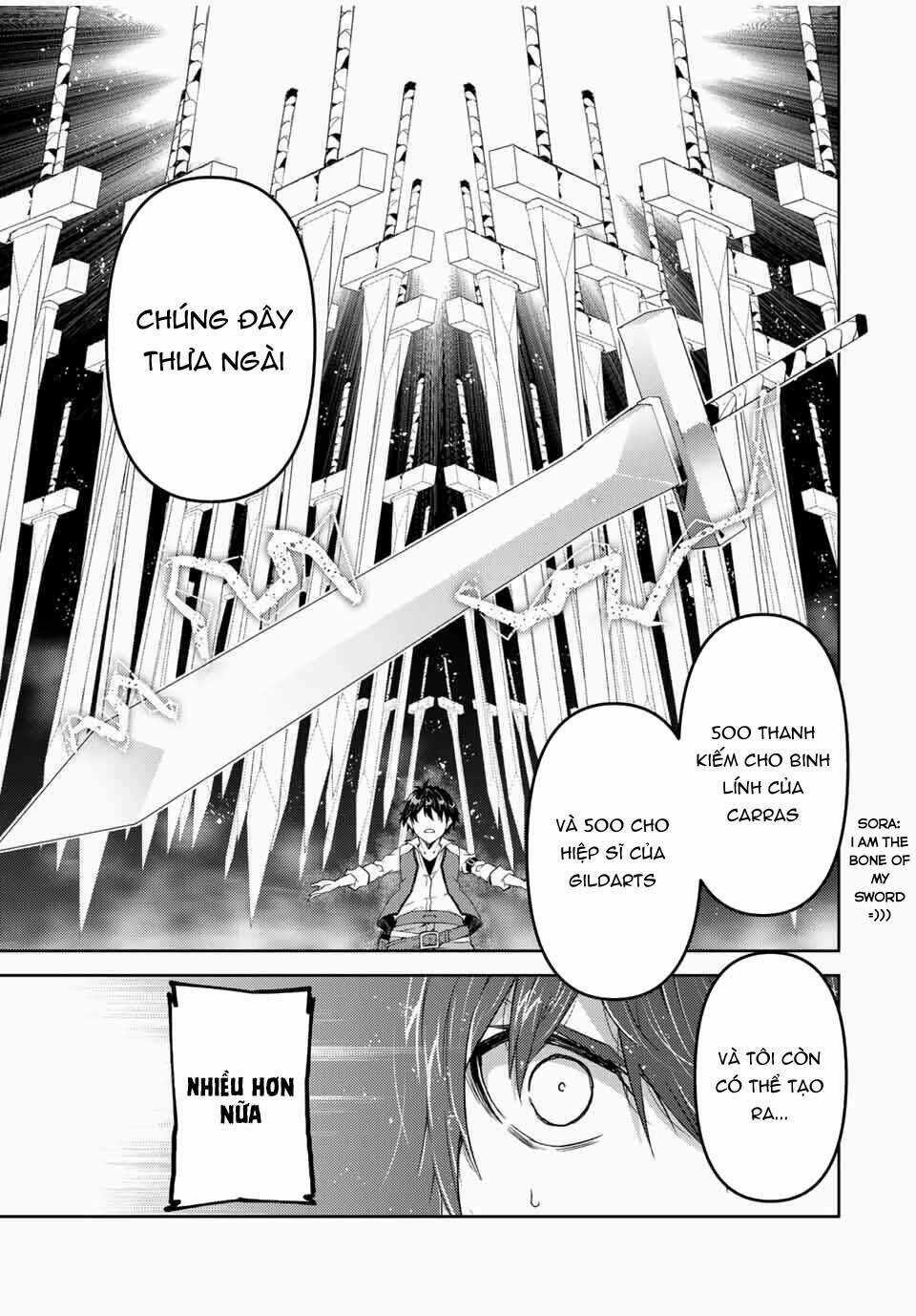 Từ Chức Nghiệp Yếu Nhất Trở Thành '' Thợ Rèn'' Mạnh Nhất Chapter 50 trang 9