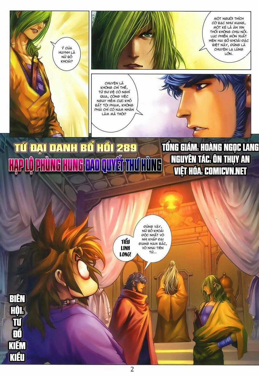 Tứ Đại Danh Bổ Chapter 287 trang 1