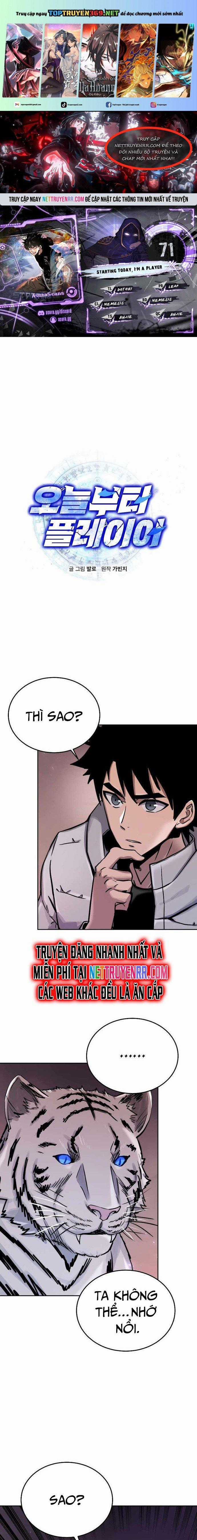 Từ Hôm Nay, Tôi Là Một Người Chơi Chapter 71 trang 0
