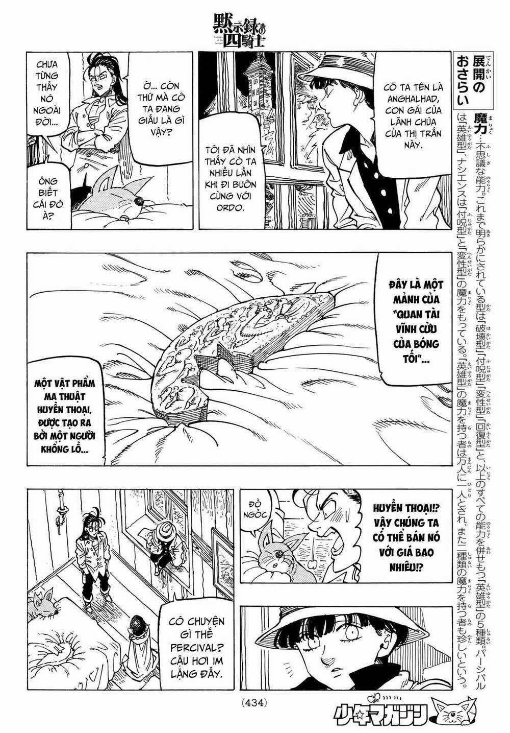 Tứ Kỵ Sĩ Khải Huyền Chapter 15: ước mơ của Anghalhad trang 11