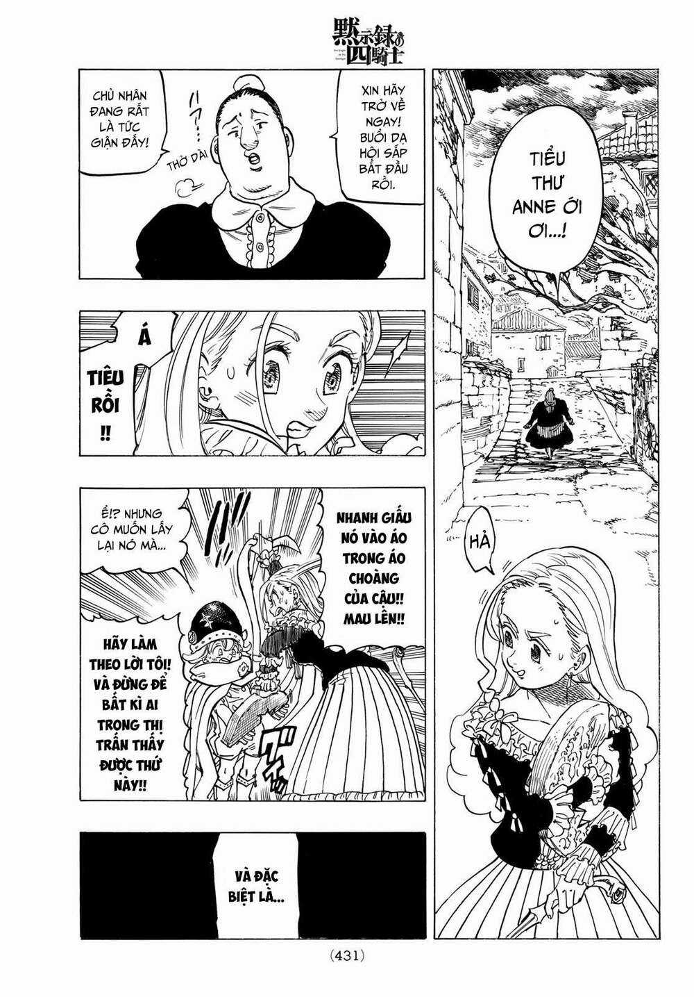 Tứ Kỵ Sĩ Khải Huyền Chapter 15: ước mơ của Anghalhad trang 8