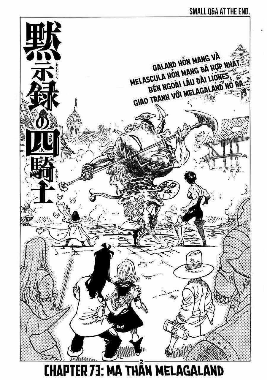 Tứ Kỵ Sĩ Khải Huyền Chapter 73 trang 0