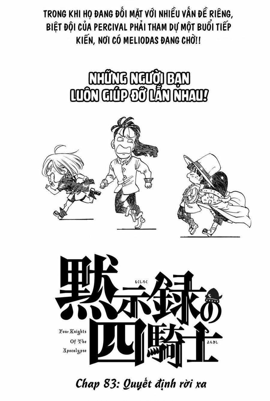 Tứ Kỵ Sĩ Khải Huyền Chapter 83 trang 0