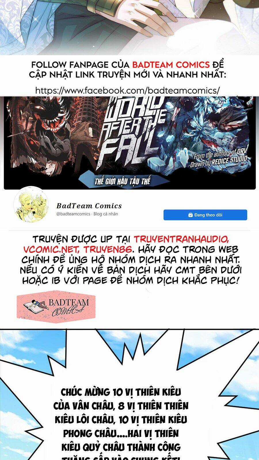TỪ LÚC BẮT ĐẦU LIỀN VÔ ĐỊCH Chapter 36 trang 1