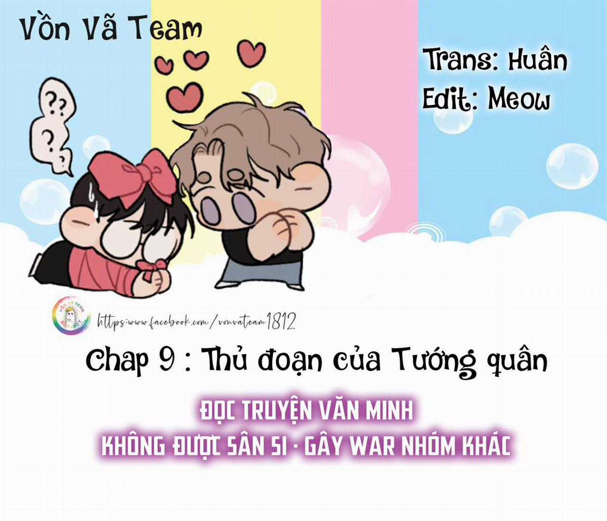 Tướng Quân! Coi Chừng Chó Dại! Chapter 9 trang 0