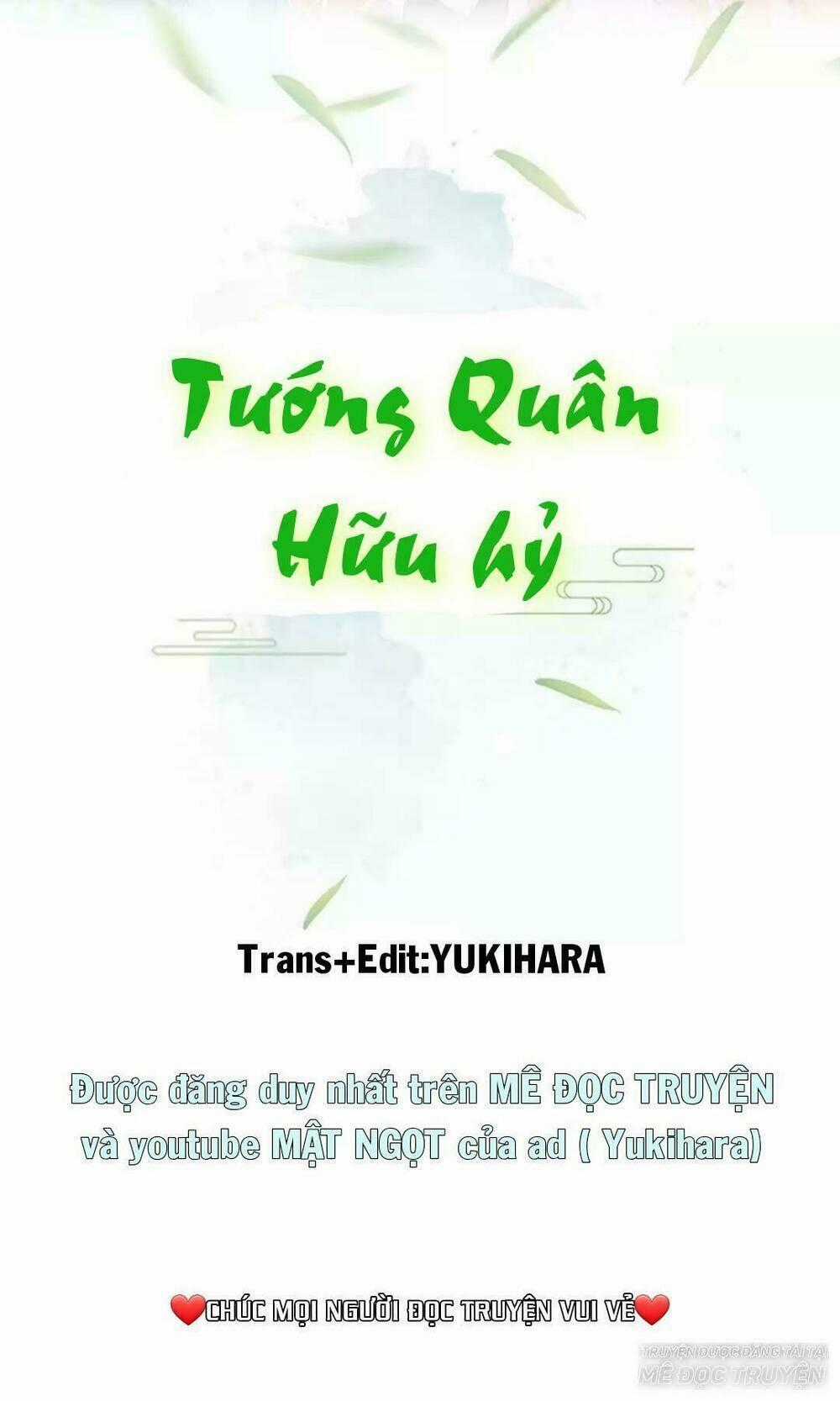 Tướng Quân Hữu Hỷ Chapter 29 trang 0