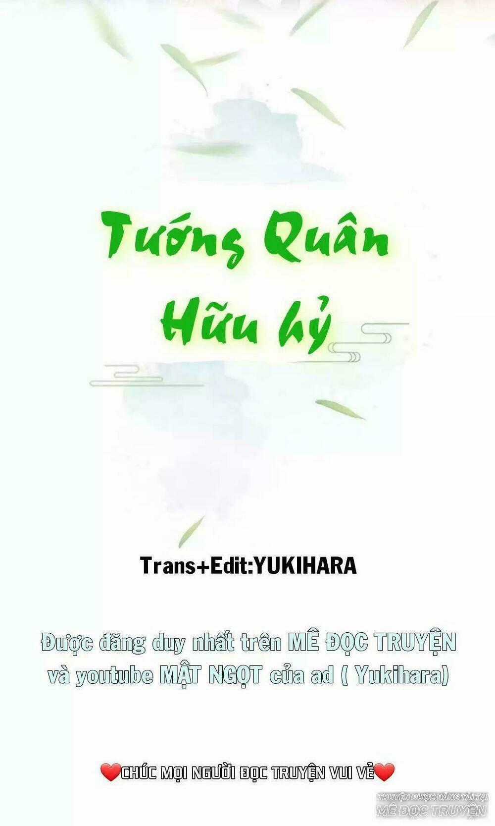 Tướng Quân Hữu Hỷ Chapter 33 trang 0