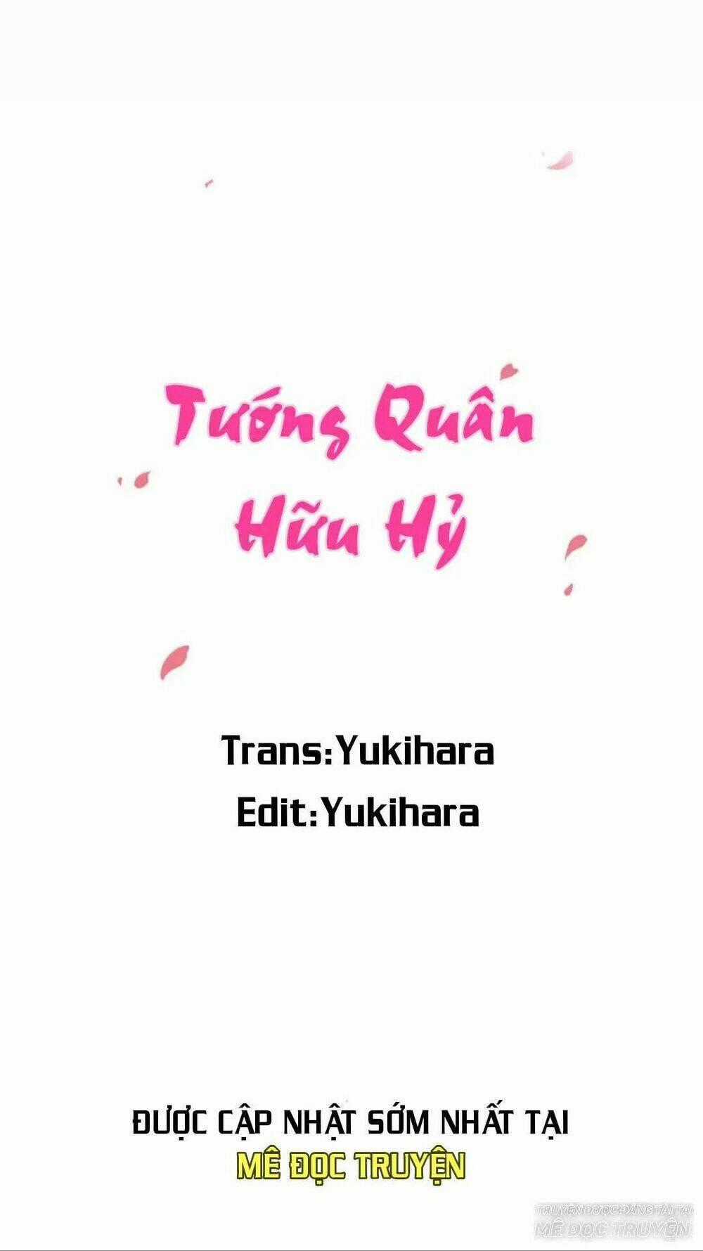 Tướng Quân Hữu Hỷ Chapter 38 trang 0