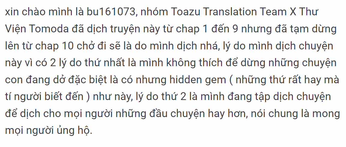 Tuyên bố tạm biệt [ Update chap 13 - chap này ngắn] Chapter 10 trang 28