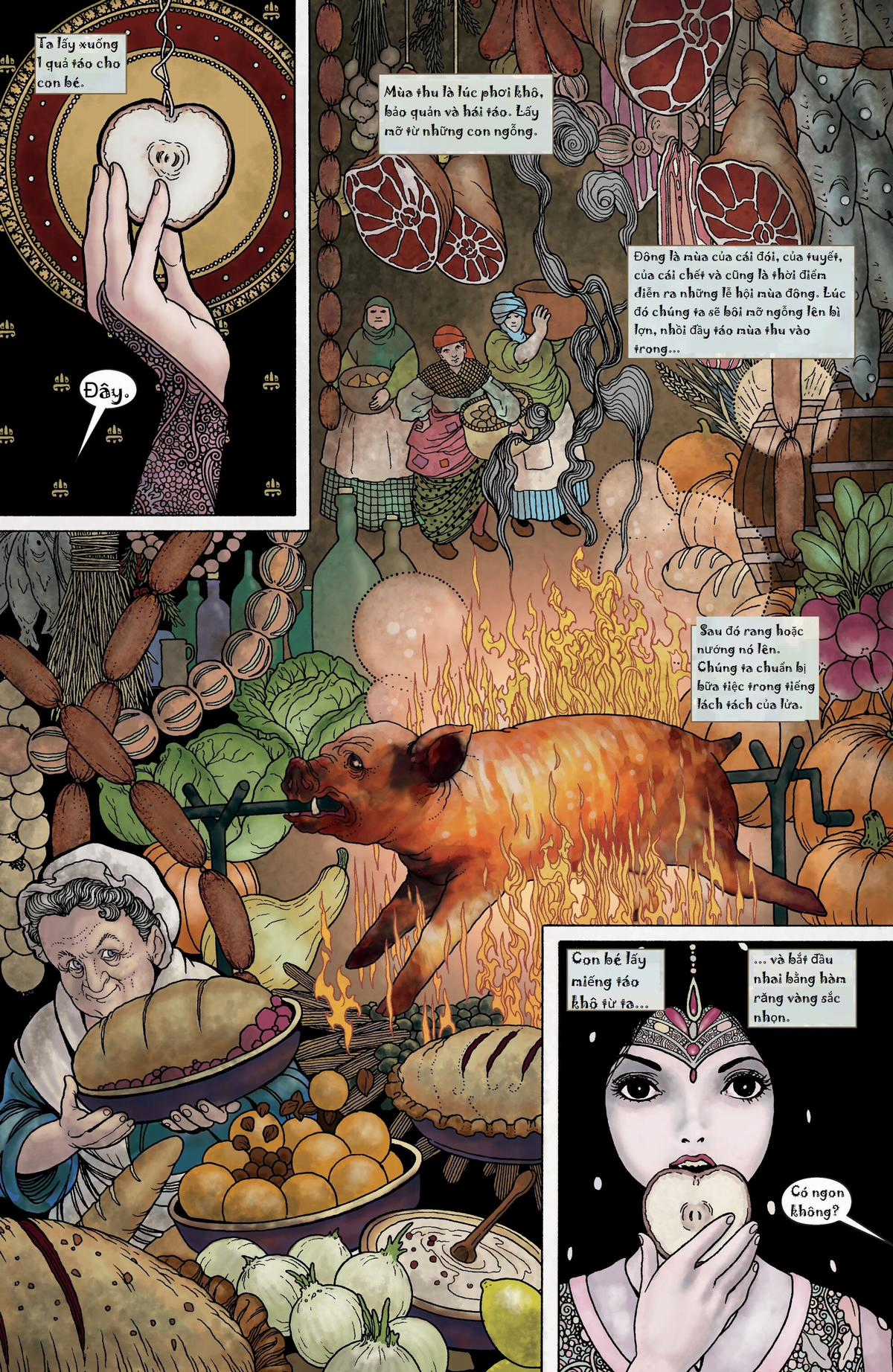 Tuyết, gương, những quả táo Chapter 1 trang 10