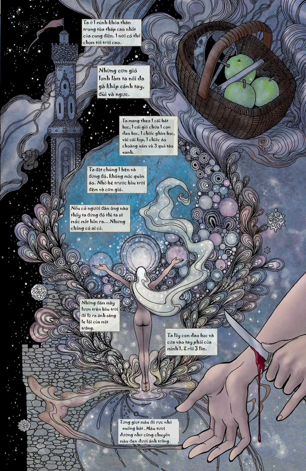 Tuyết, gương, những quả táo Chapter 1 trang 32