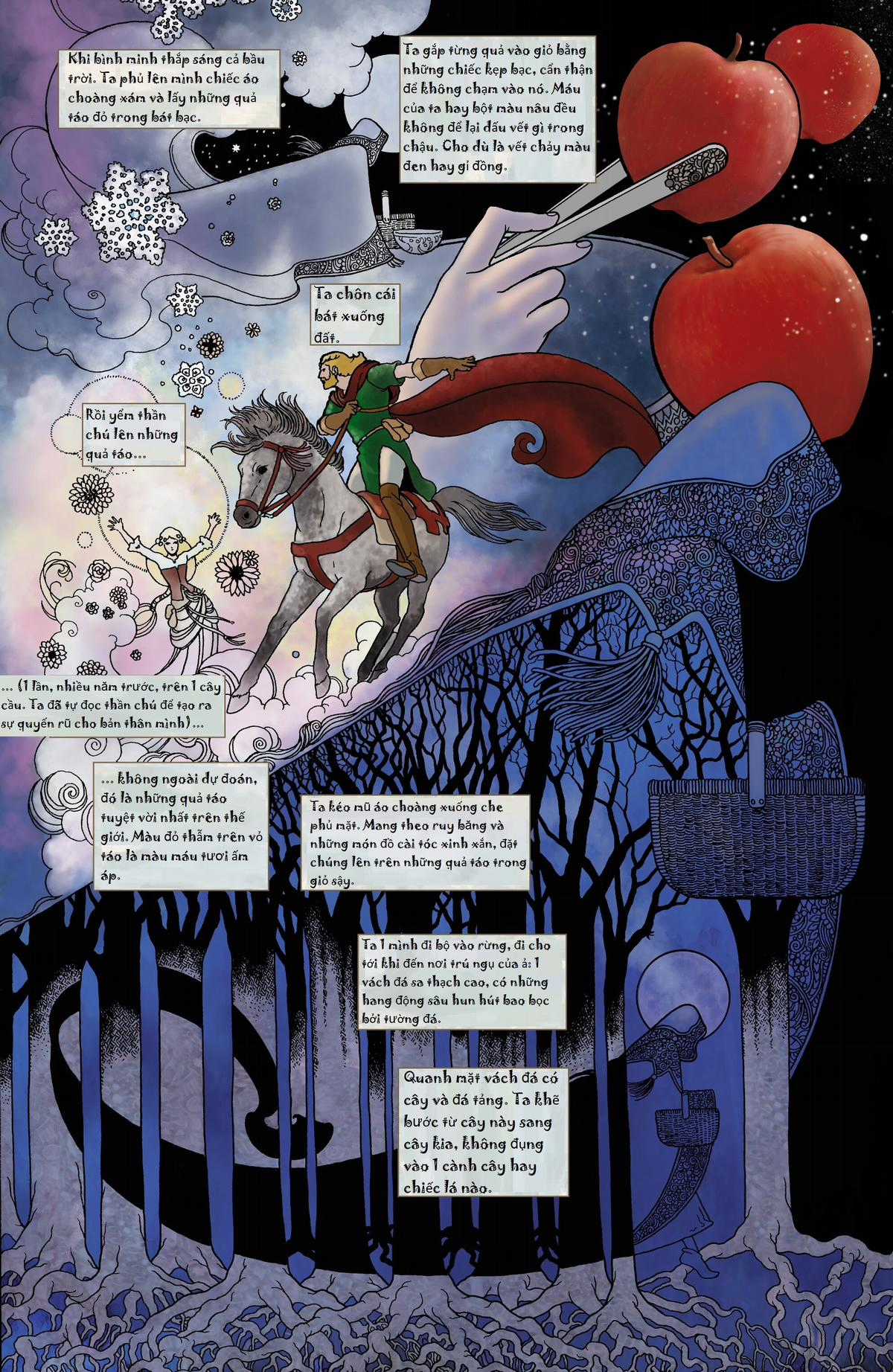 Tuyết, gương, những quả táo Chapter 1 trang 34