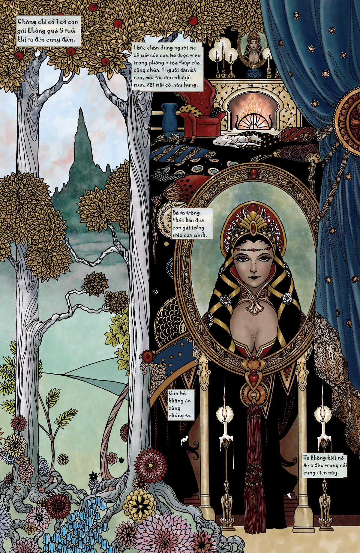 Tuyết, gương, những quả táo Chapter 1 trang 7