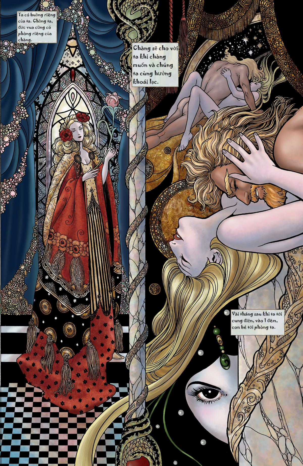 Tuyết, gương, những quả táo Chapter 1 trang 8