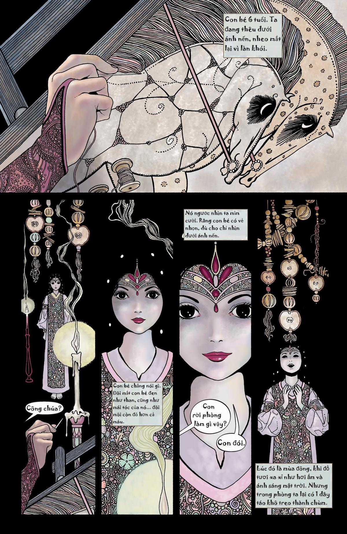 Tuyết, gương, những quả táo Chapter 1 trang 9