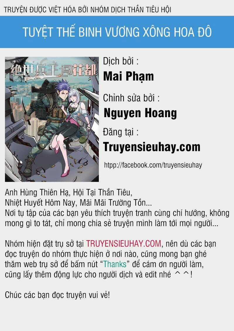 Tuyệt Thế Binh Vương Xông Hoa Đô Chapter 115 trang 0