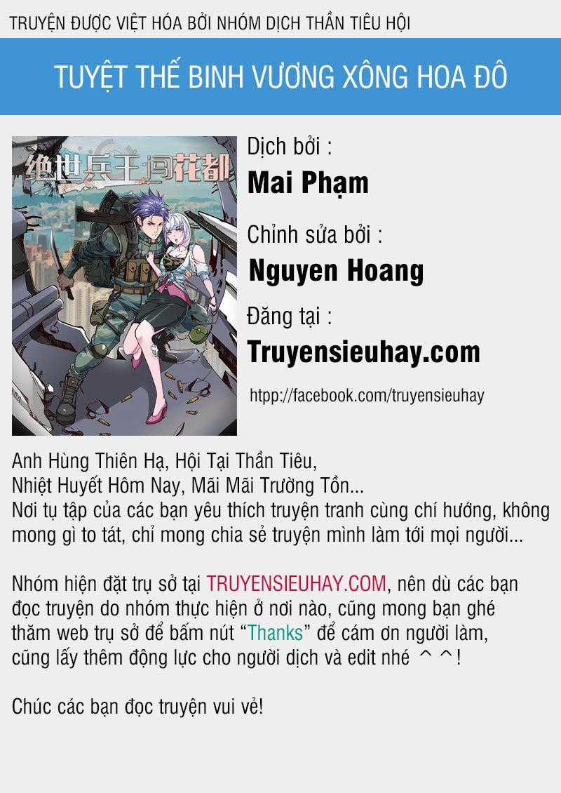 Tuyệt Thế Binh Vương Xông Hoa Đô Chapter 76 trang 0