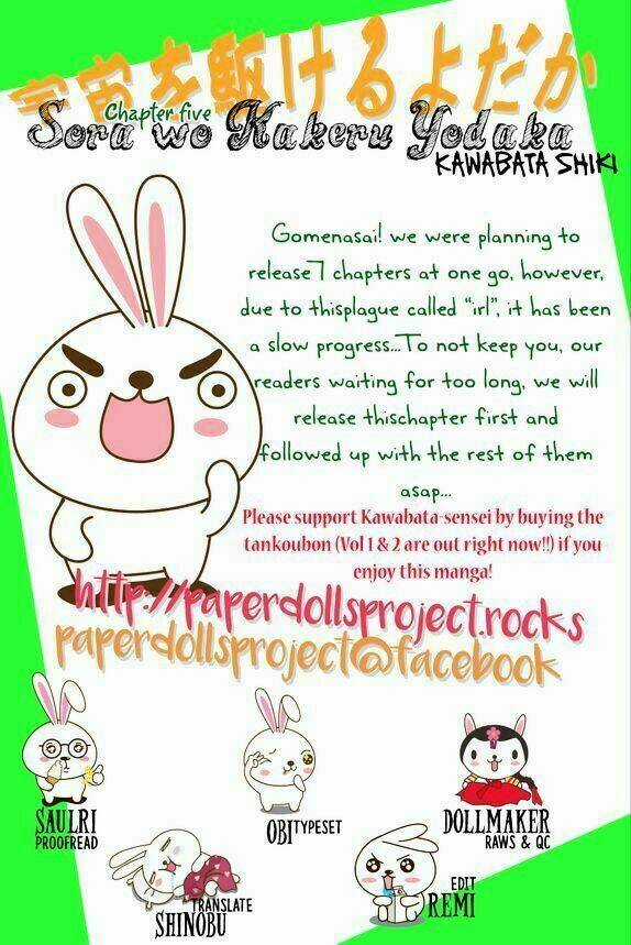 Uchuu O Kakeru Yodaka Chapter 5 trang 5