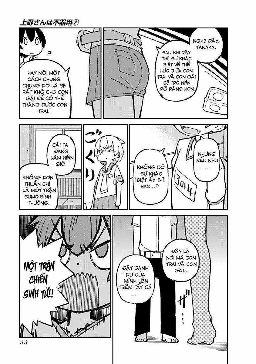 Ueno-San Wa Bukiyou Chapter 13 trang 3
