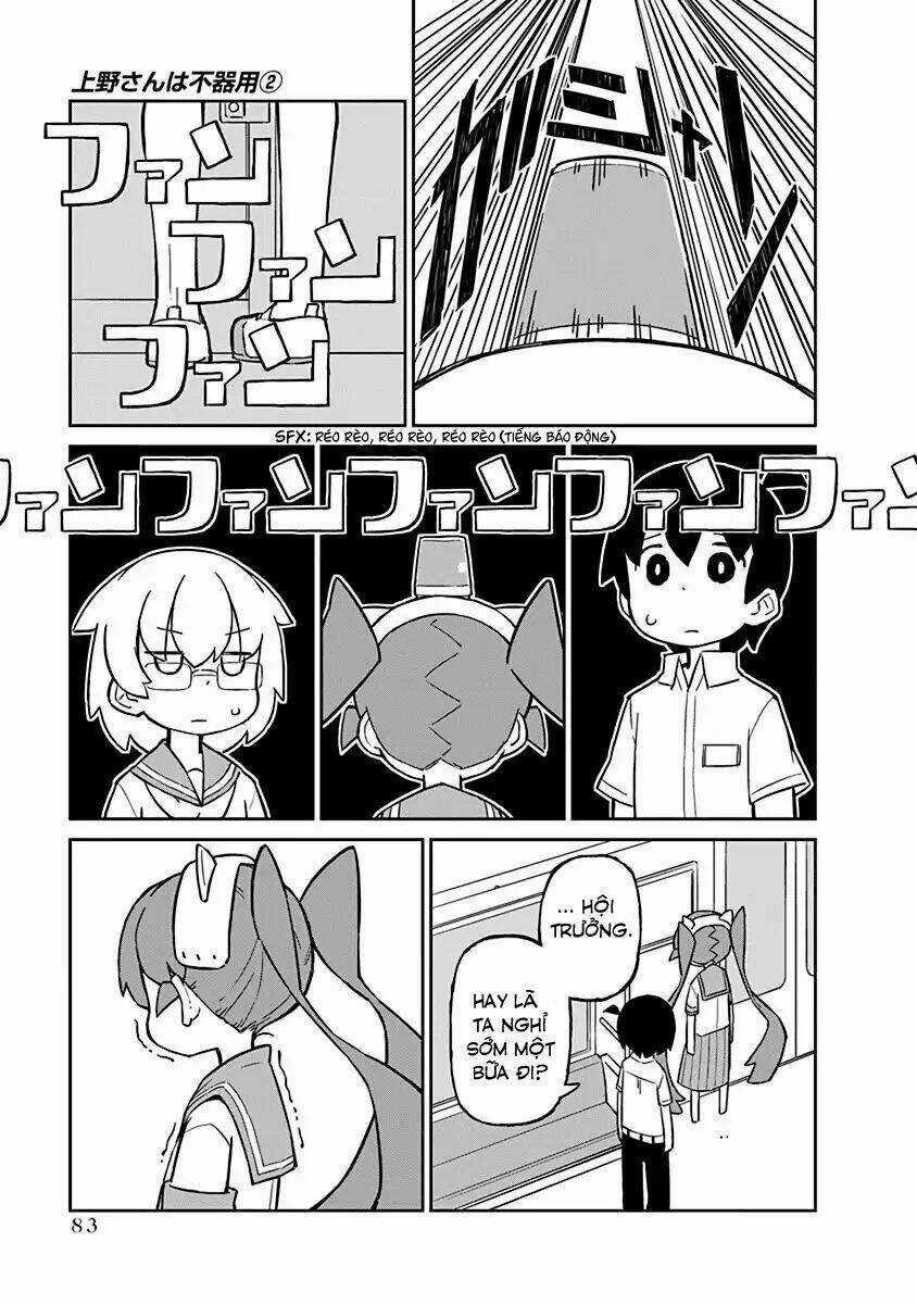 Ueno-San Wa Bukiyou Chapter 16 trang 11