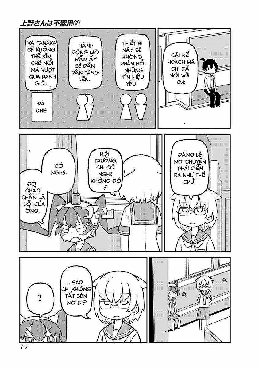 Ueno-San Wa Bukiyou Chapter 16 trang 7