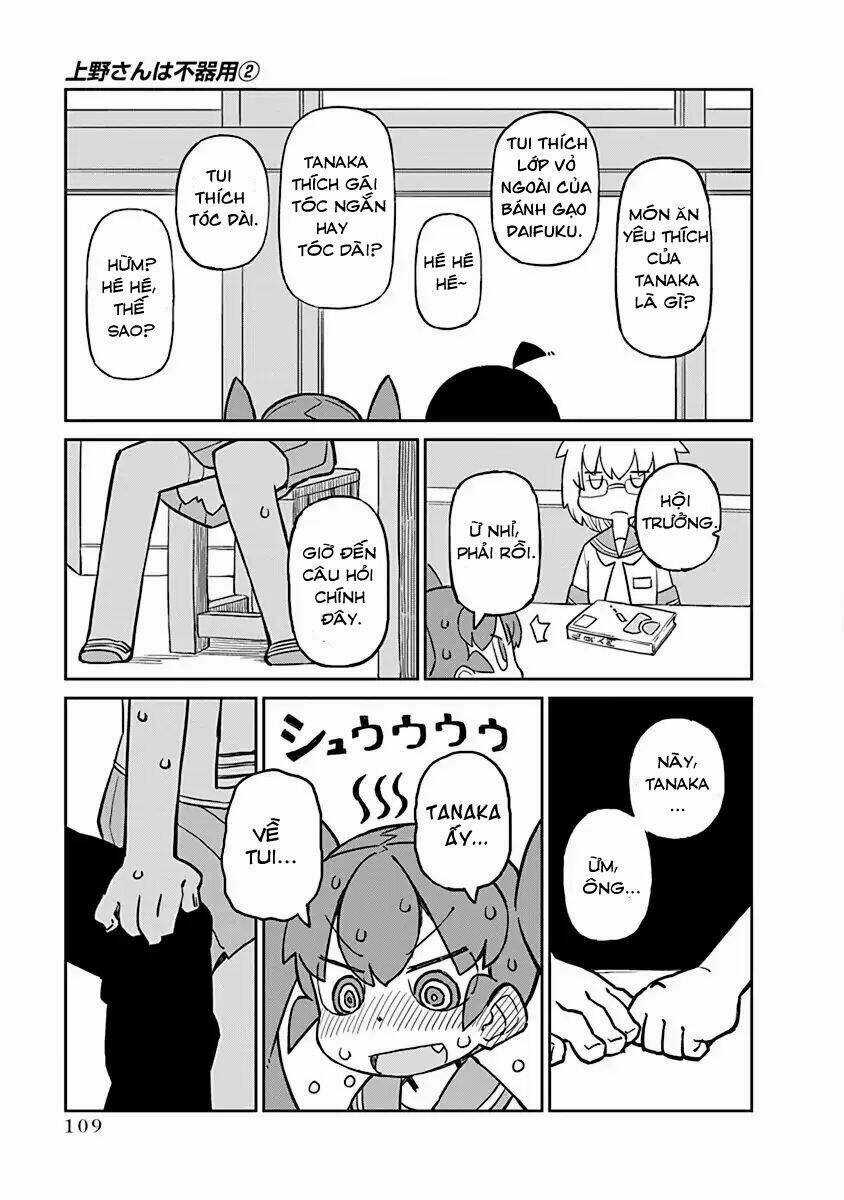 Ueno-San Wa Bukiyou Chapter 18 trang 9