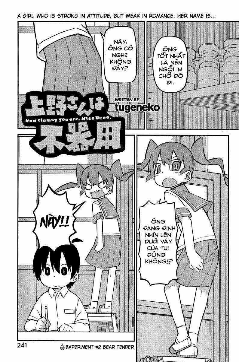 Ueno-San Wa Bukiyou Chapter 2 trang 1