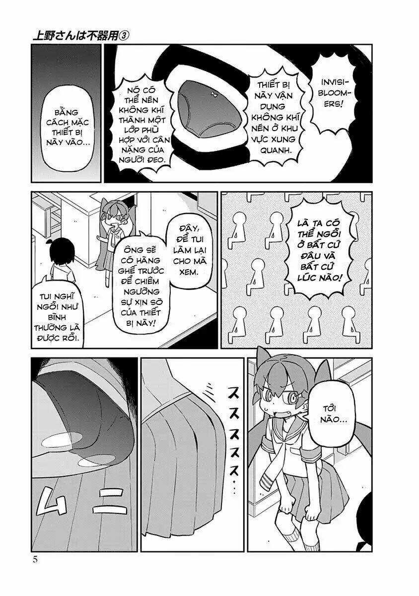 Ueno-San Wa Bukiyou Chapter 21 trang 6
