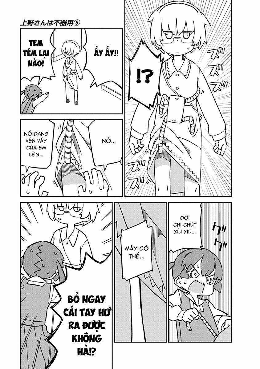 Ueno-San Wa Bukiyou Chapter 50 trang 9