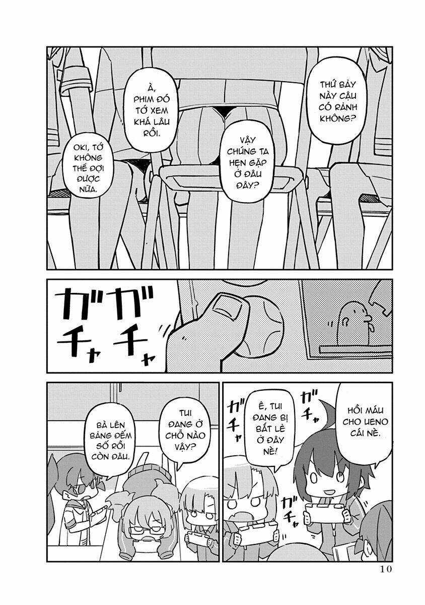 Ueno-San Wa Bukiyou Chapter 51 trang 12