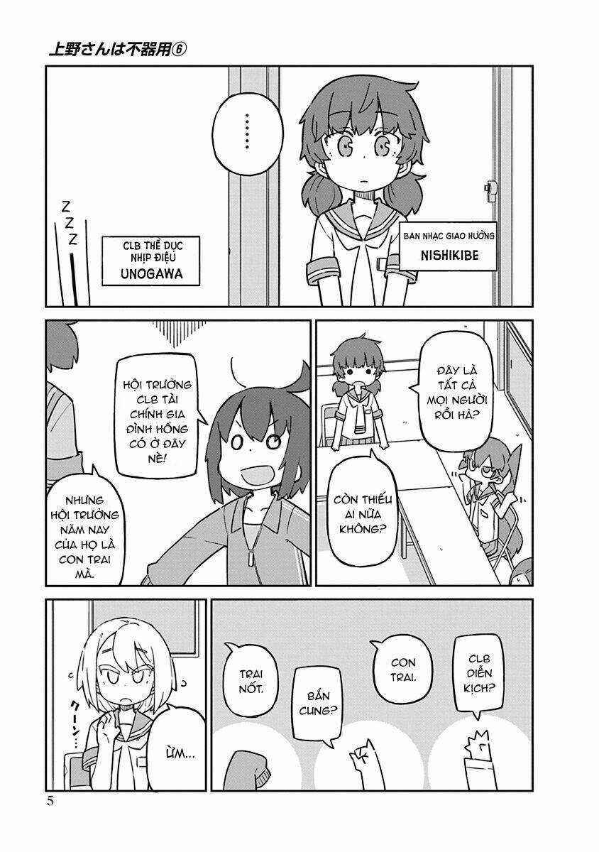 Ueno-San Wa Bukiyou Chapter 51 trang 7