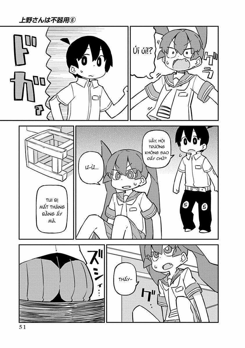 Ueno-San Wa Bukiyou Chapter 54 trang 7