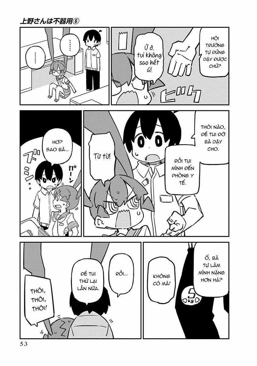 Ueno-San Wa Bukiyou Chapter 54 trang 9