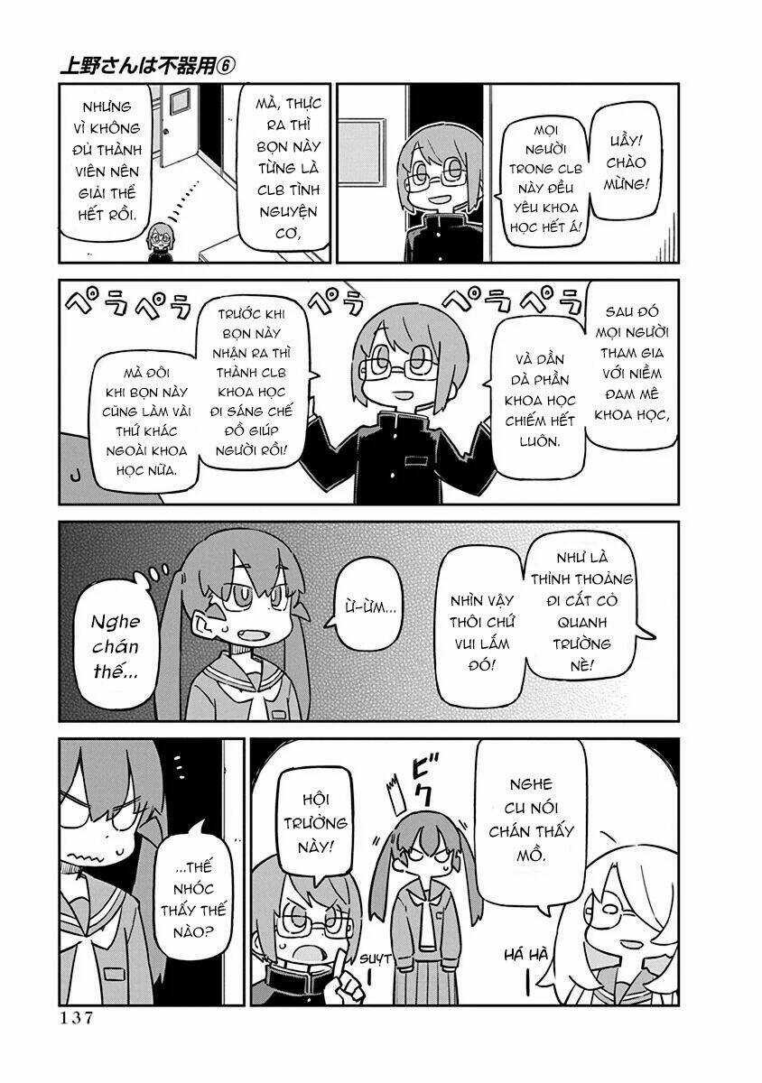 Ueno-San Wa Bukiyou Chapter 60 trang 9