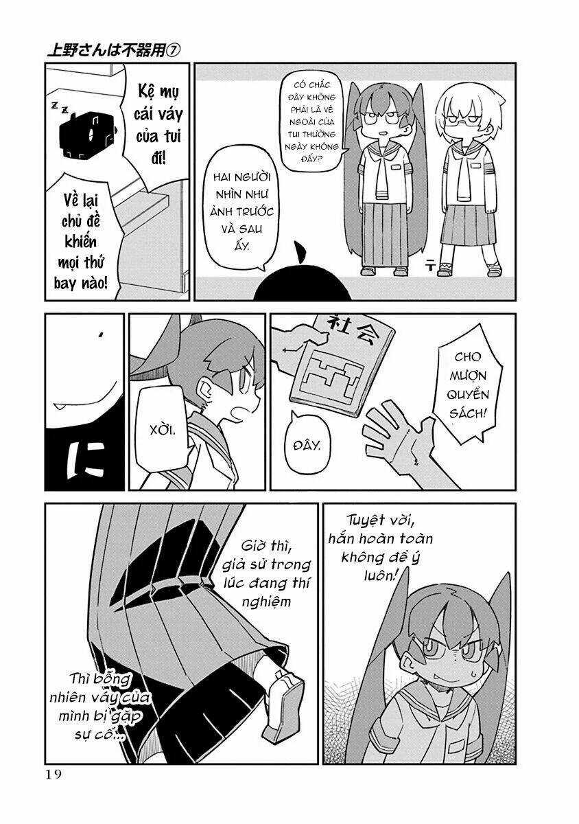 Ueno-San Wa Bukiyou Chapter 62 trang 3