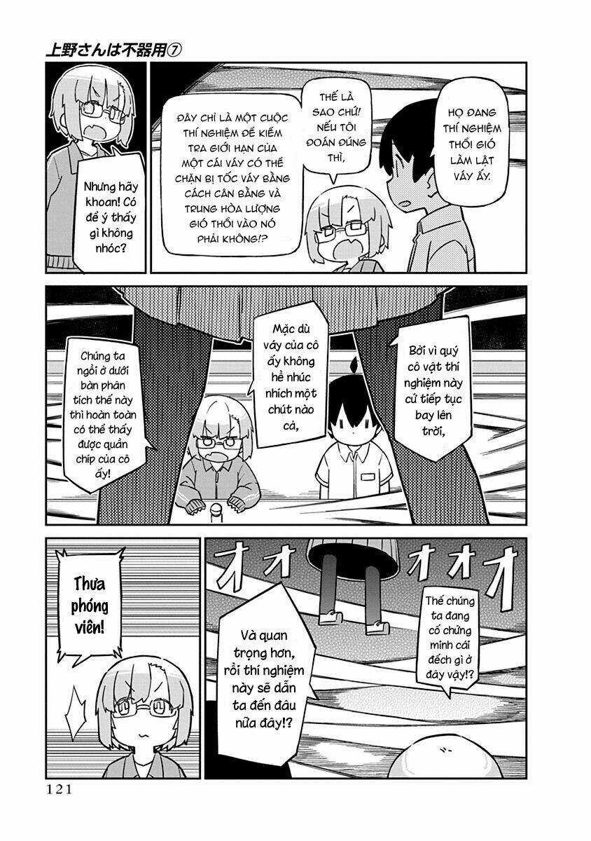 Ueno-San Wa Bukiyou Chapter 69 trang 7