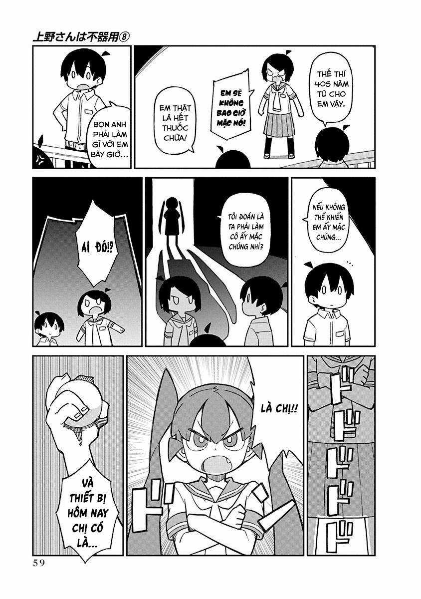 Ueno-San Wa Bukiyou Chapter 75 trang 8