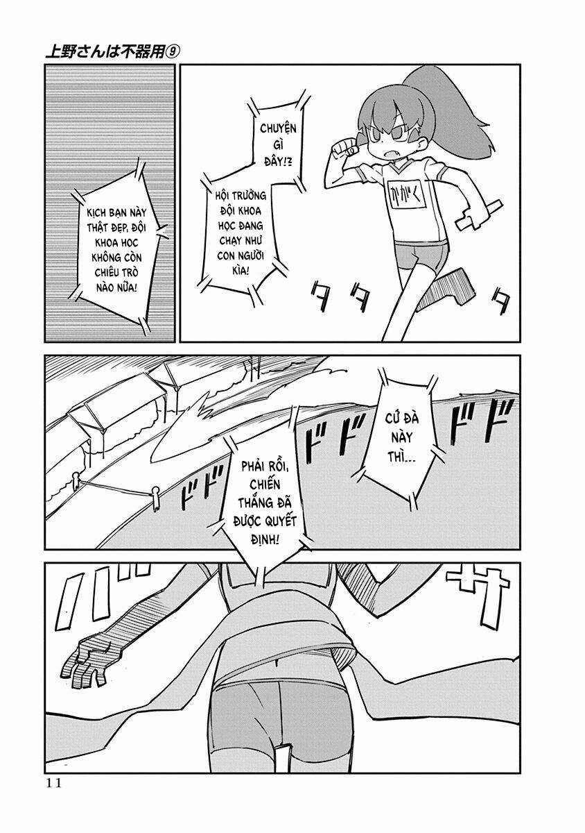 Ueno-San Wa Bukiyou Chapter 82 trang 9