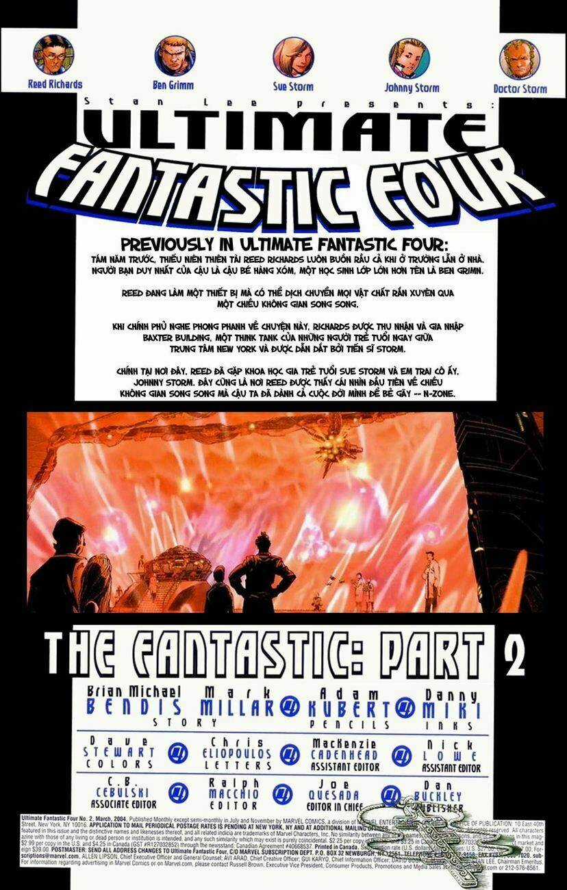 Ultimate Fantastic Four Chapter 2 trang 2