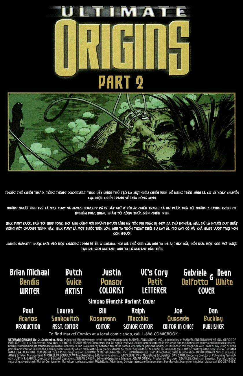 Ultimate Origin Chapter 2 trang 2