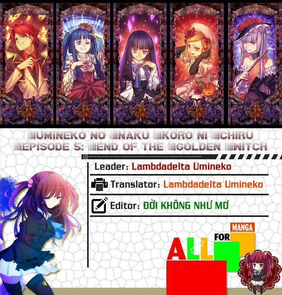 Umineko No Naku Koro Ni Chiru Ep 5: End Of The Golden Witch Chapter 10 trang 28