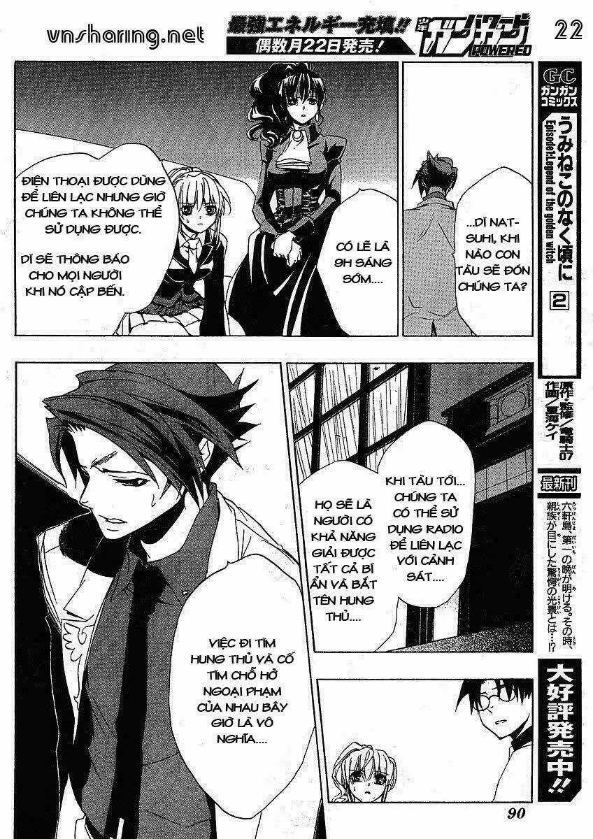 Umineko no Naku Koro ni Episode 1: Legend of the Golden Witch Chapter 13 trang 21