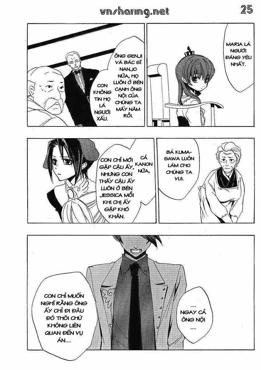 Umineko no Naku Koro ni Episode 1: Legend of the Golden Witch Chapter 13 trang 24