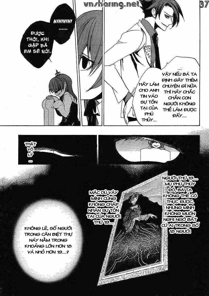 Umineko no Naku Koro ni Episode 1: Legend of the Golden Witch Chapter 13 trang 36