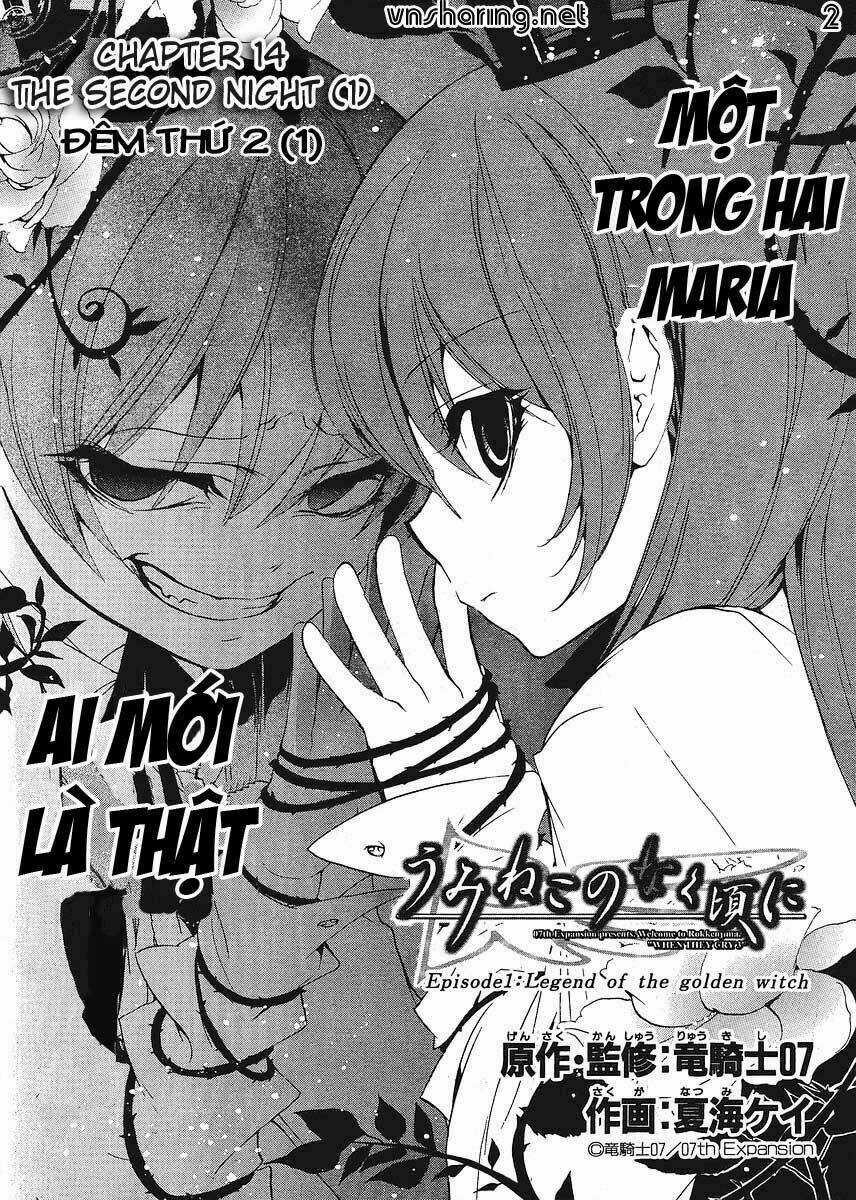 Umineko no Naku Koro ni Episode 1: Legend of the Golden Witch Chapter 14 trang 2