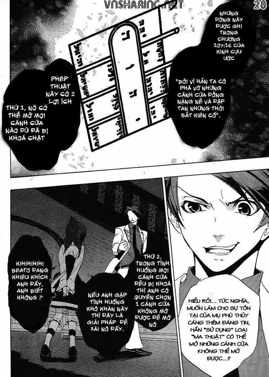 Umineko no Naku Koro ni Episode 1: Legend of the Golden Witch Chapter 15 trang 28