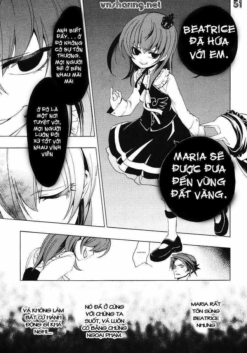 Umineko no Naku Koro ni Episode 1: Legend of the Golden Witch Chapter 16 trang 48